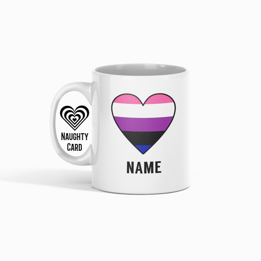 Gender Fluid Mug  Perosnalised