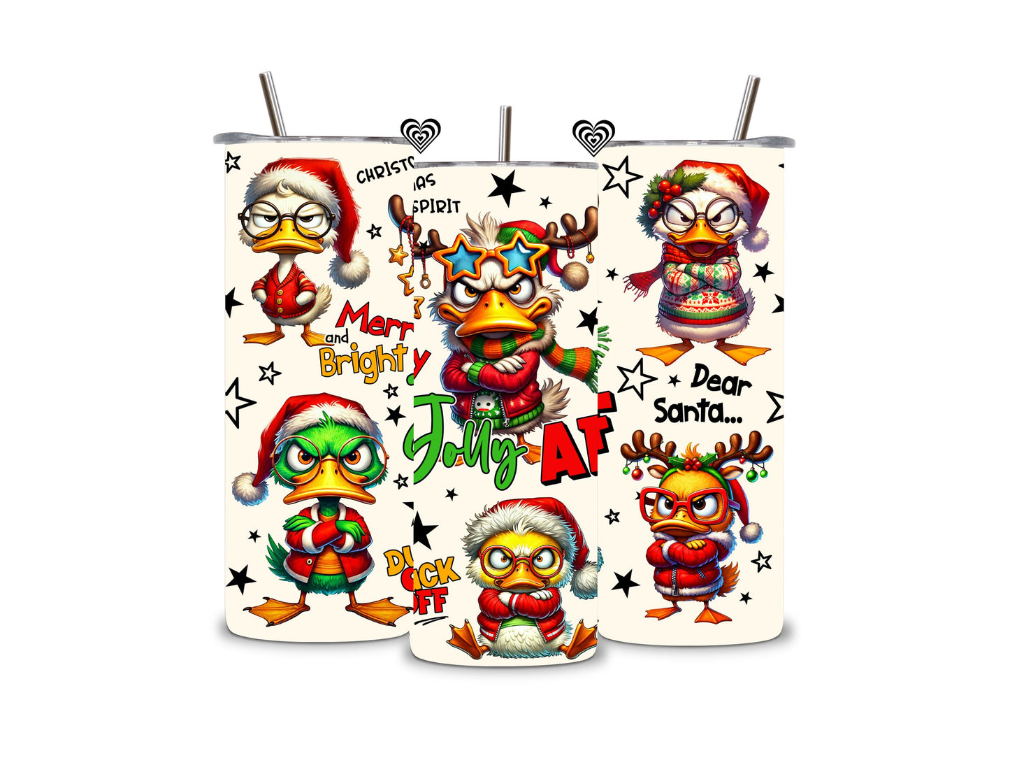 Duck Christmas Tumbler