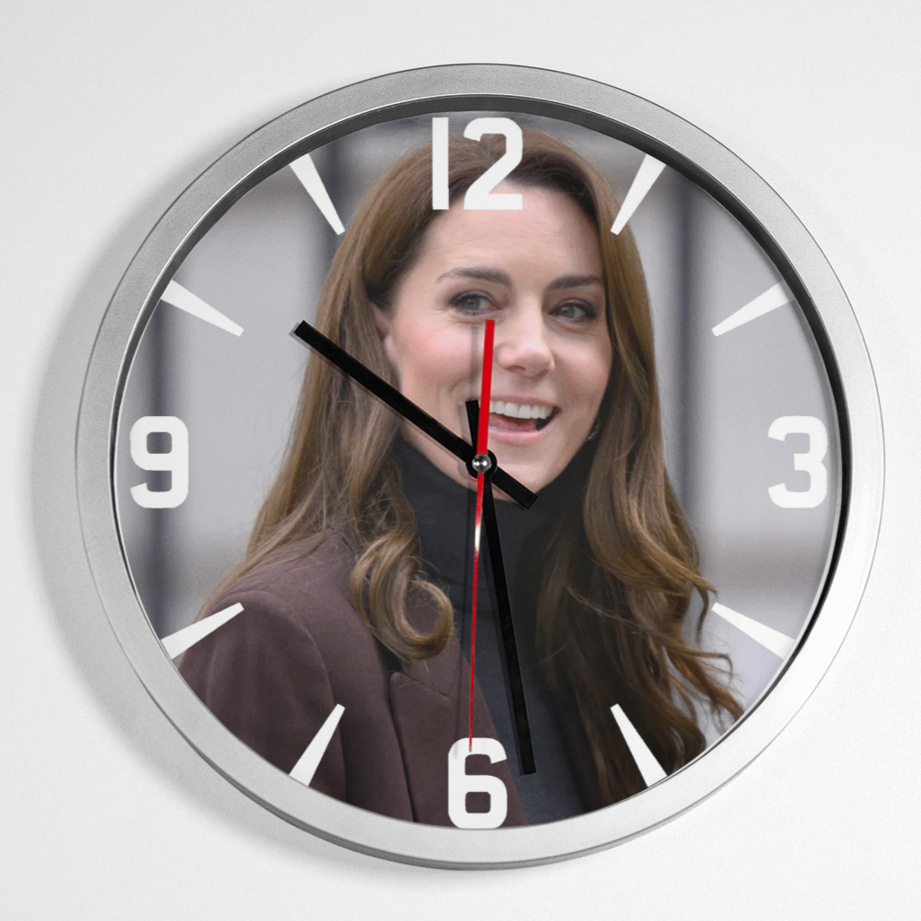 Kate Middleton Wall Clock
