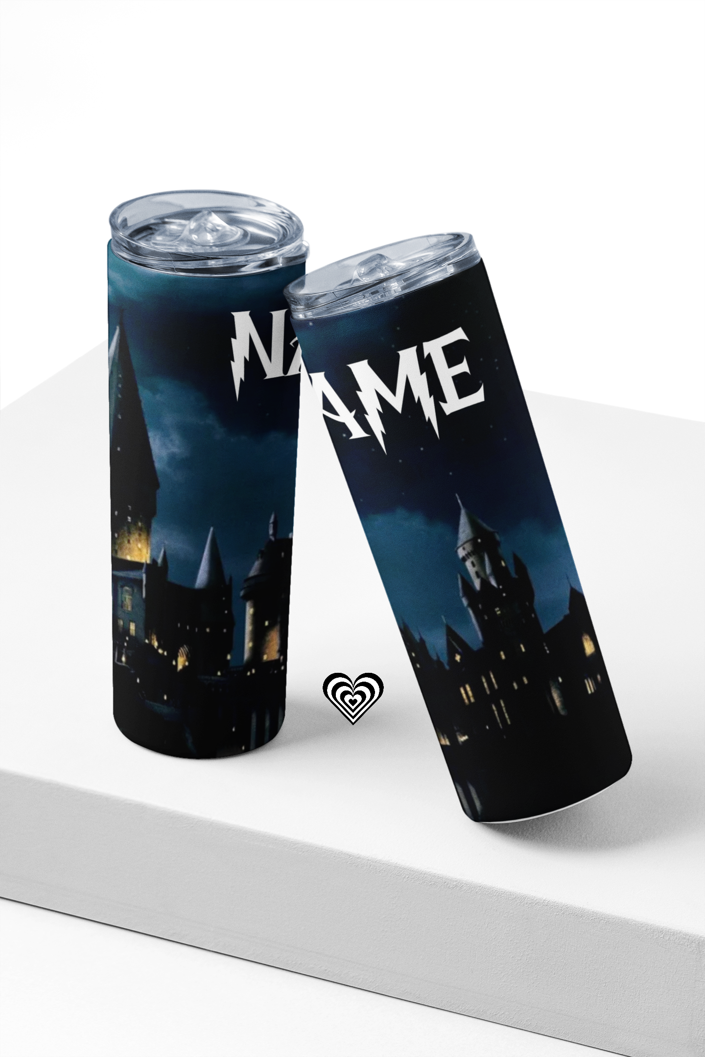 HW Castle Thermal Skinny Metal Tumbler Personalised 20oz