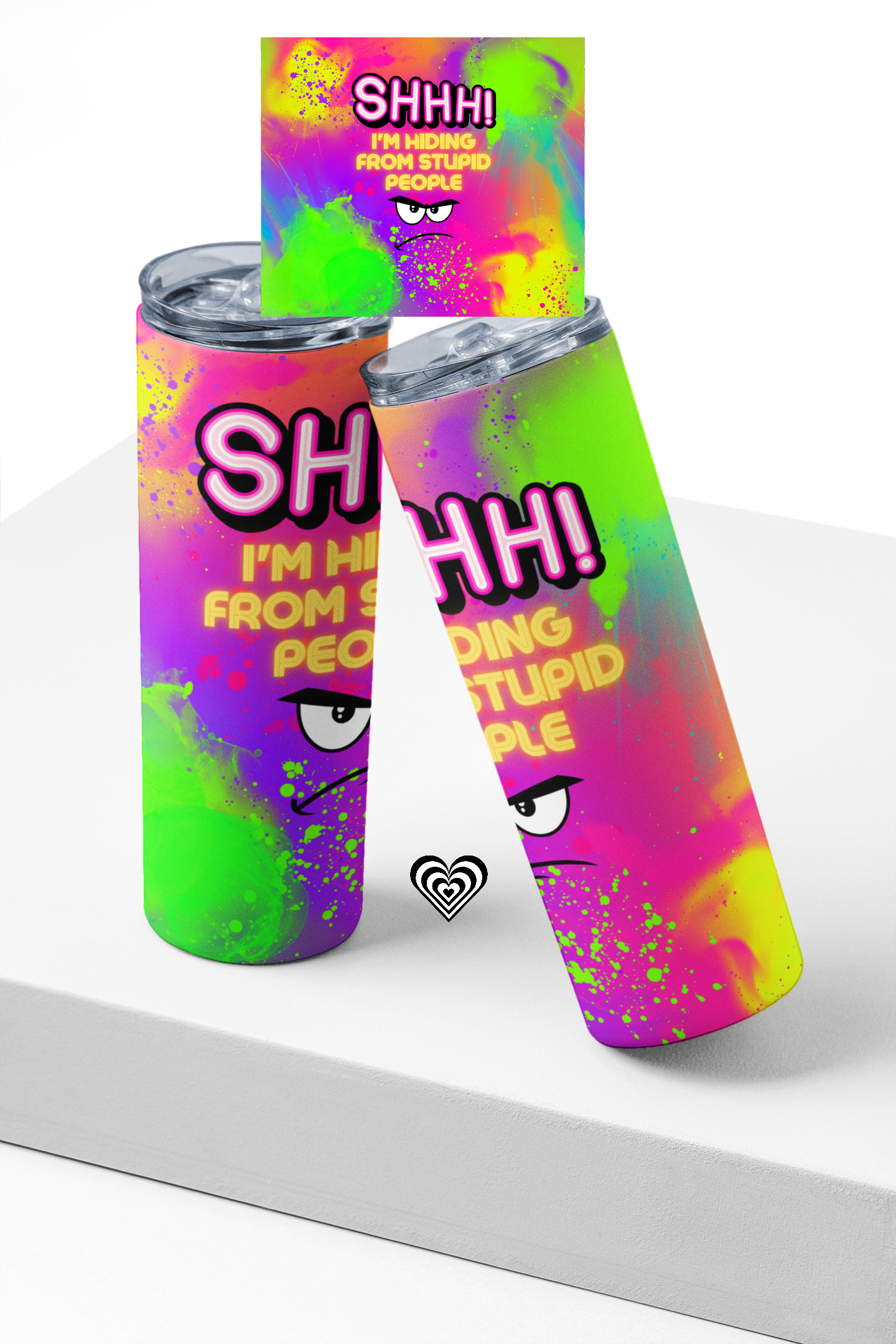 Shhh Thermal Skinny Tumbler