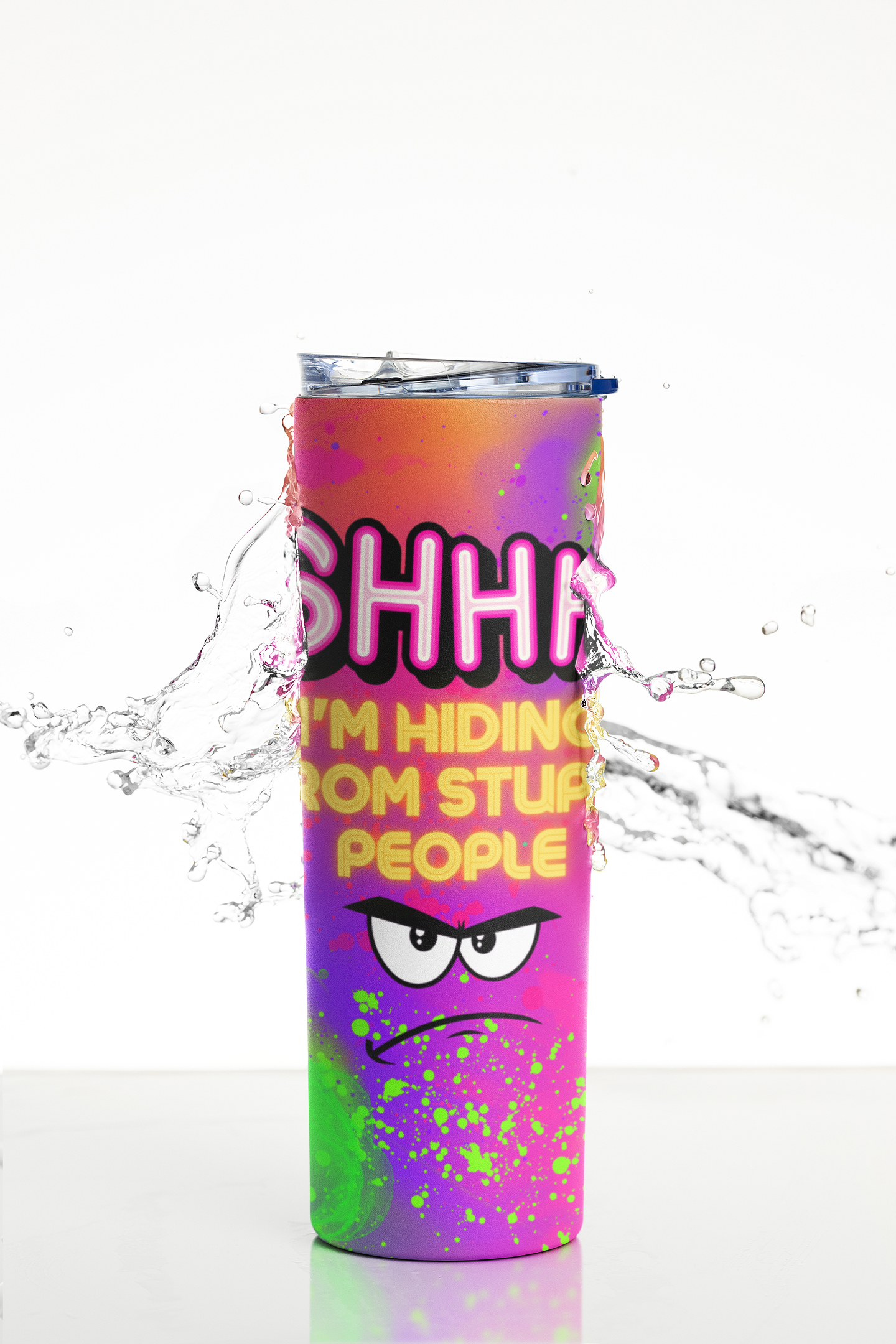 Shhh Thermal Skinny Tumbler