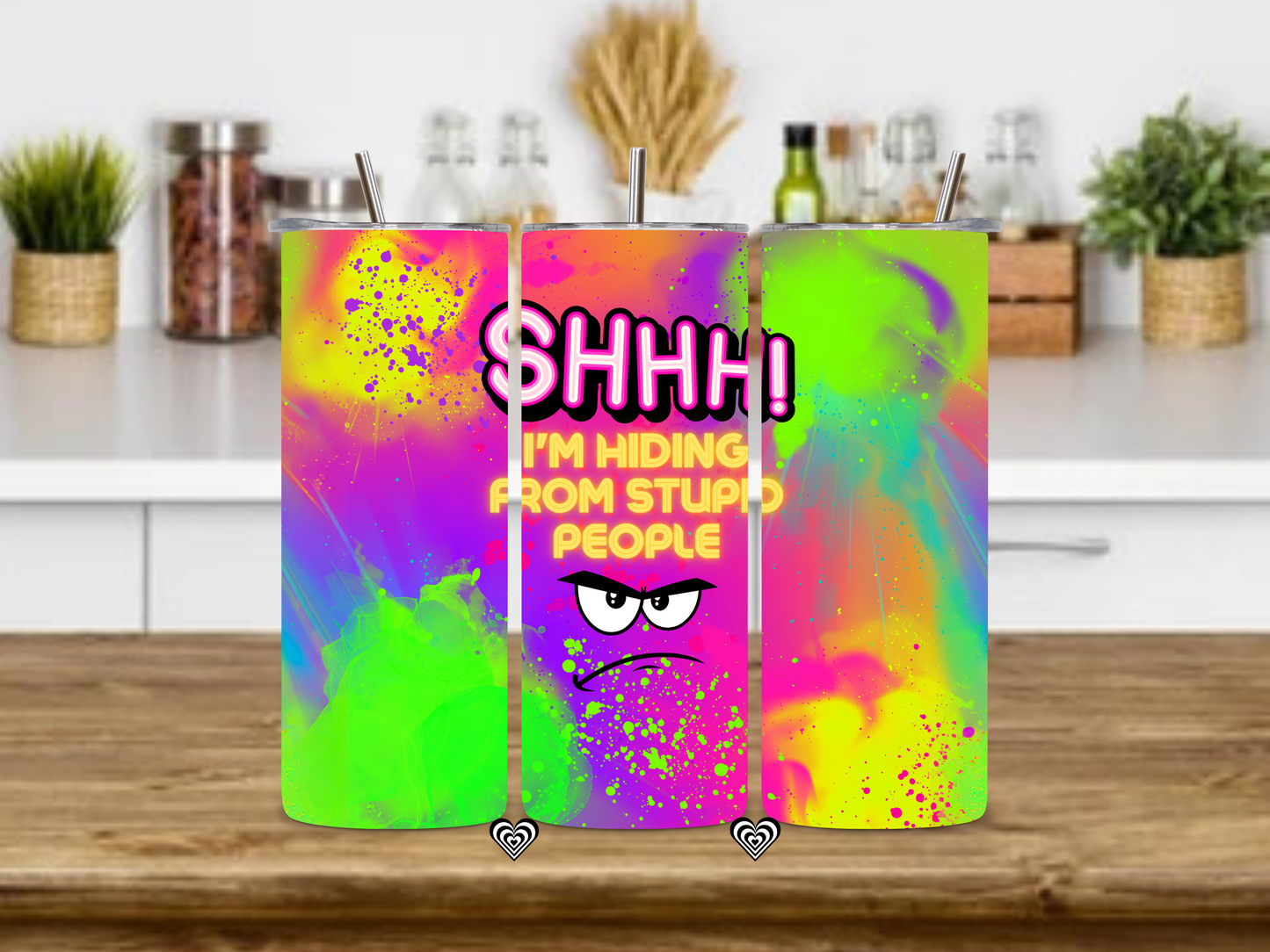 Shhh Thermal Skinny Tumbler