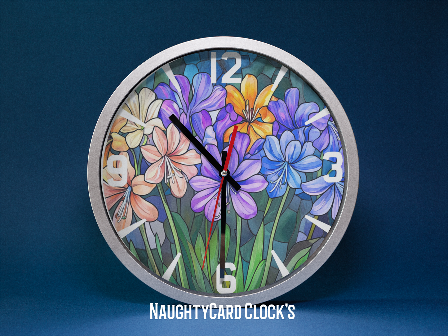 Flower Clock From Naughty Card