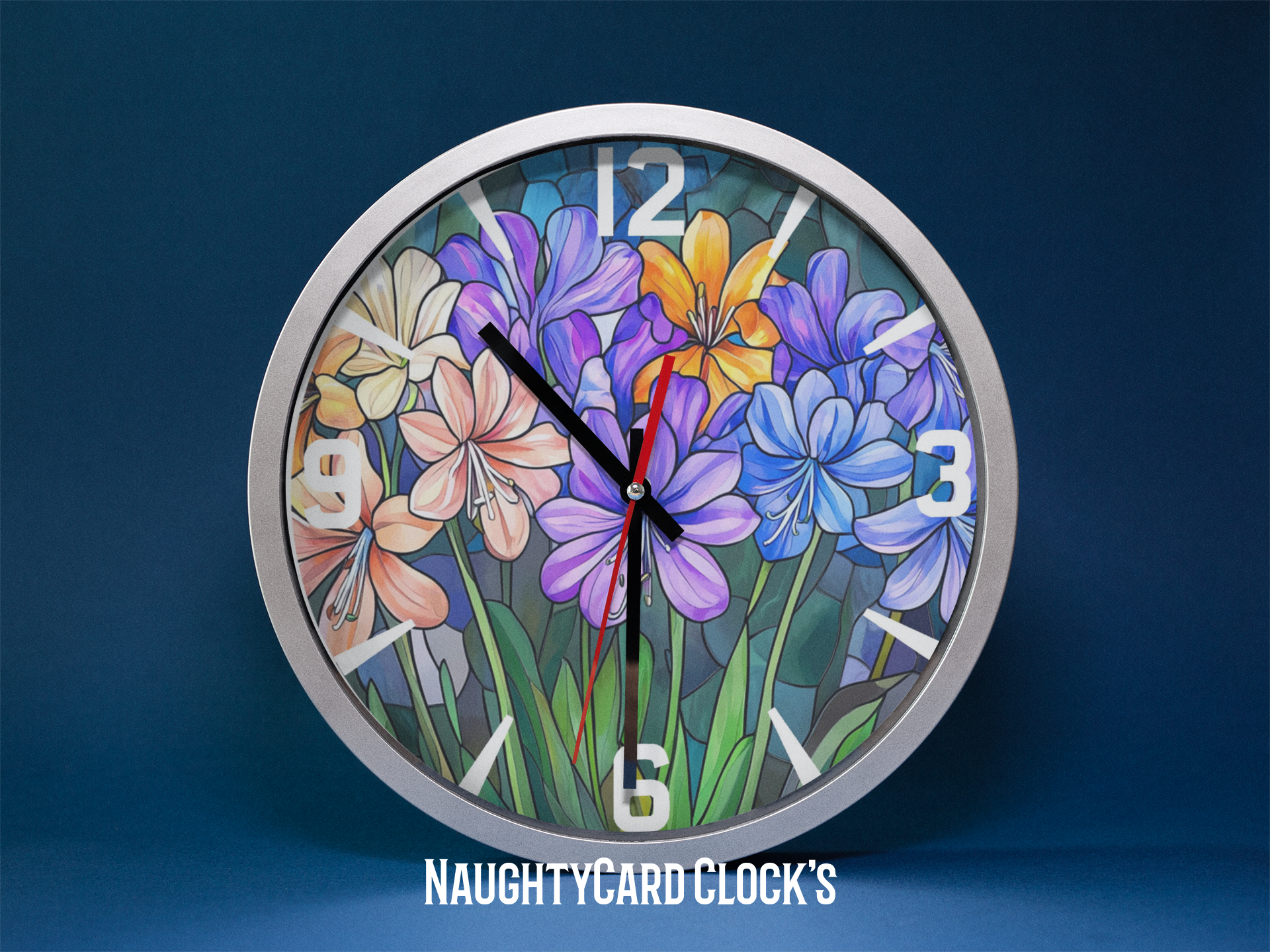 Flower Clock From Naughty Card