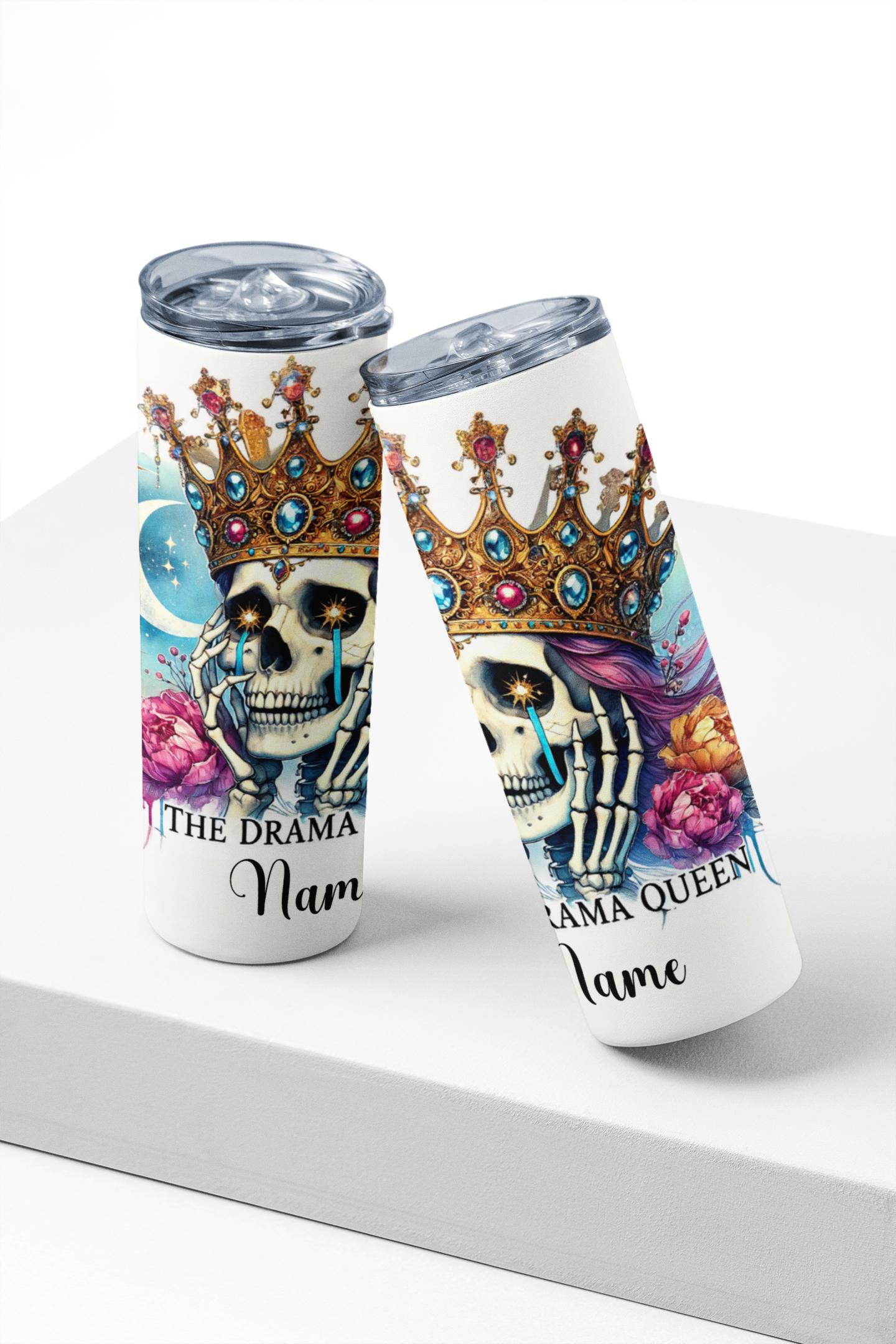 Drama Thermal Skinny Metal Tumbler Personalised 20oz