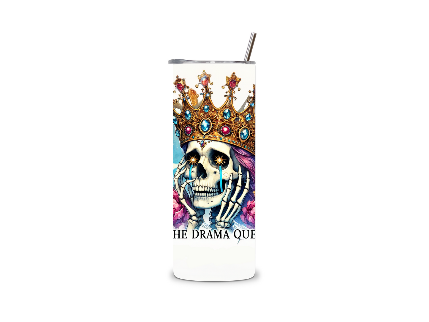 Drama Thermal Skinny Metal Tumbler Personalised 20oz