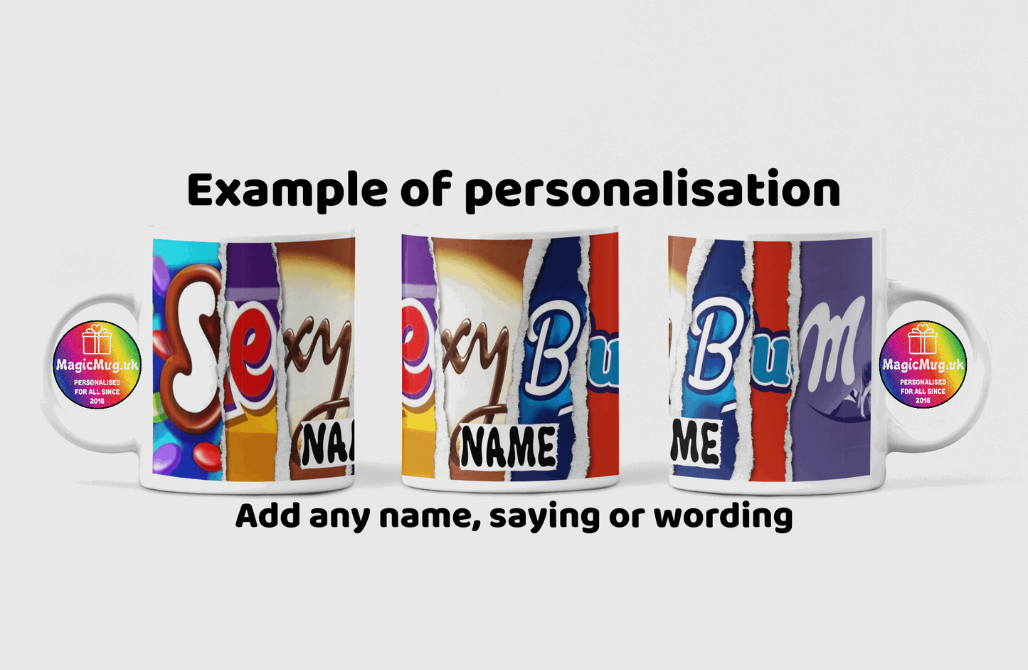 Fucker - Personalised Novelty Choco Mug