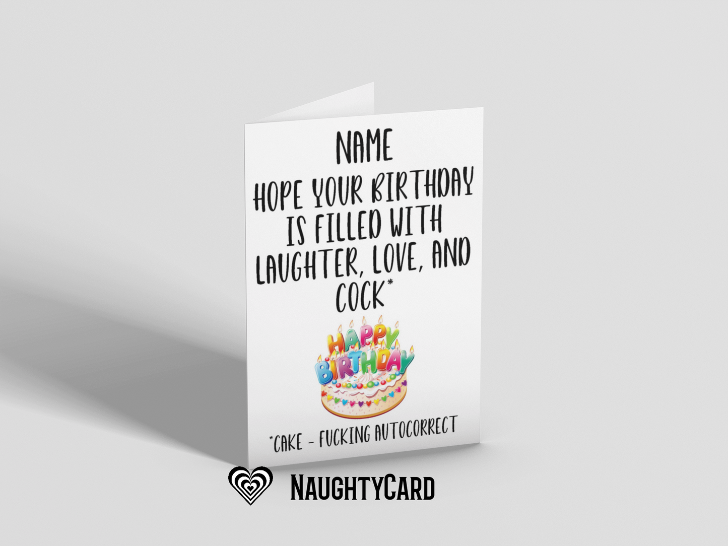 Funny Birthday Cock! "Card