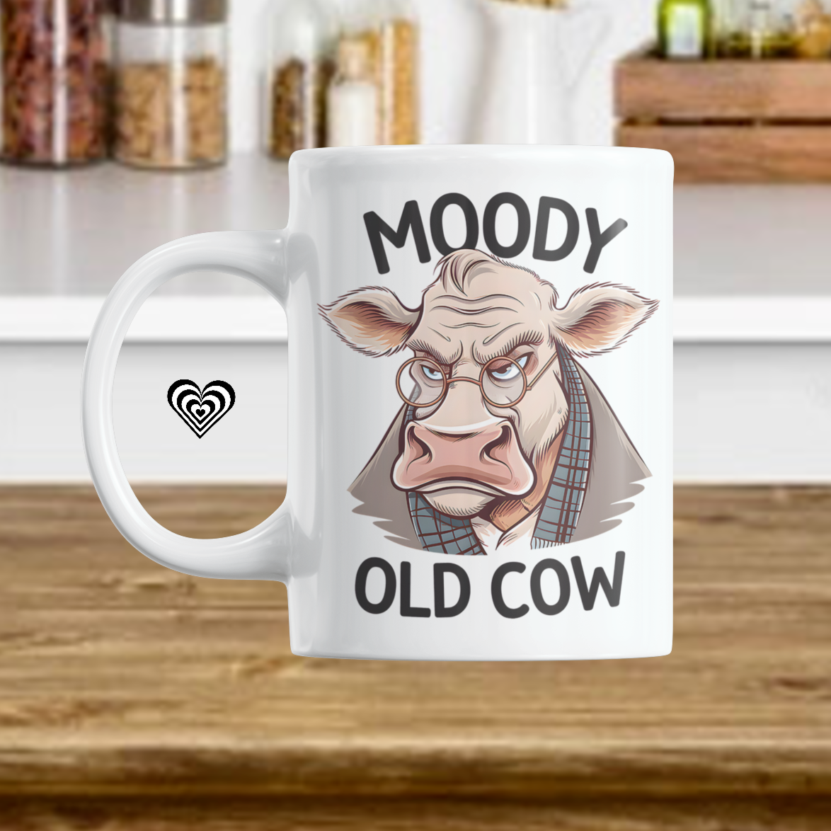 Moody Old Cow Mug From NaughtyCard