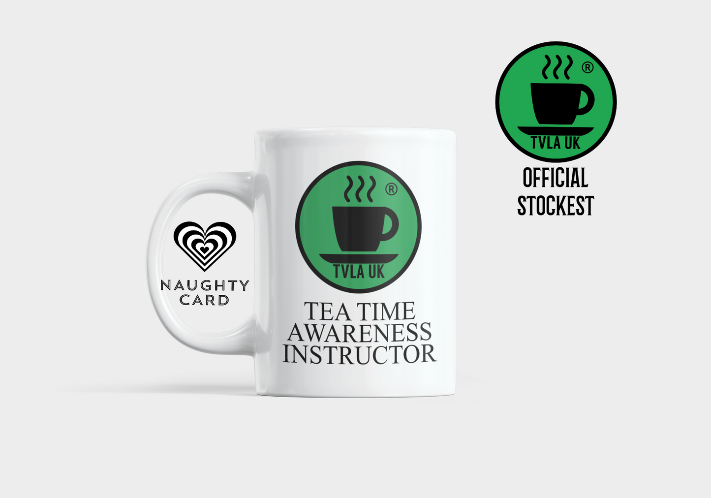 Tea Time Alarm Awareness Instructor Mug Official TVLA UK merch