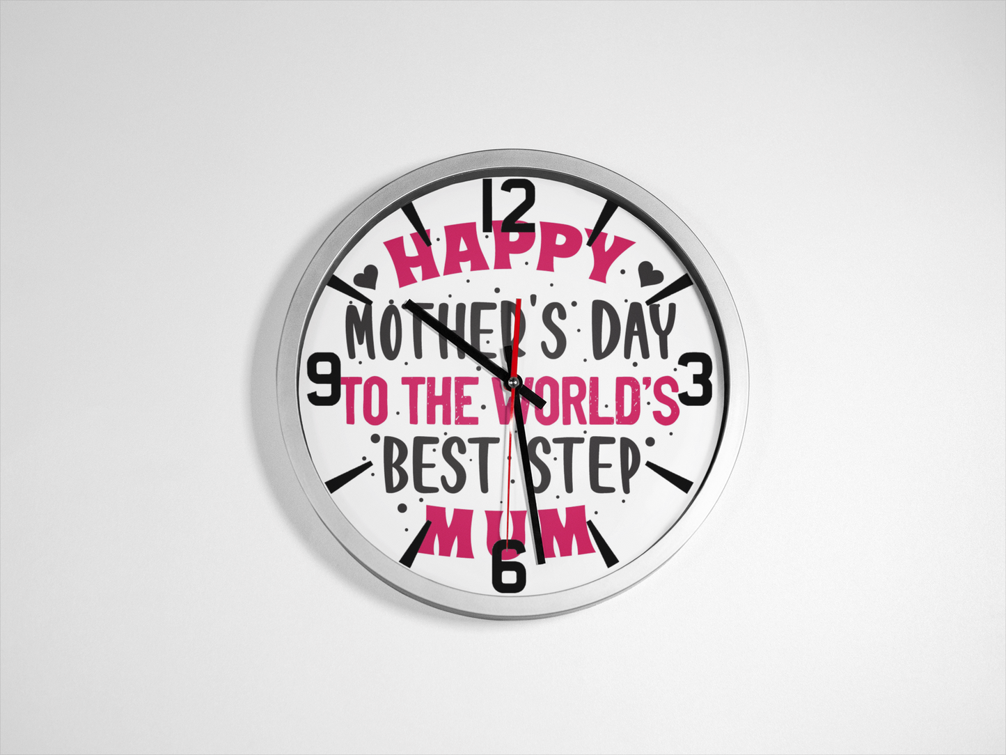 Worlds Best Step Mum Clock