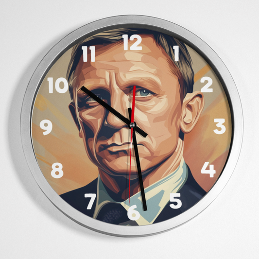 James Bond Daniel Craig Wall Clock