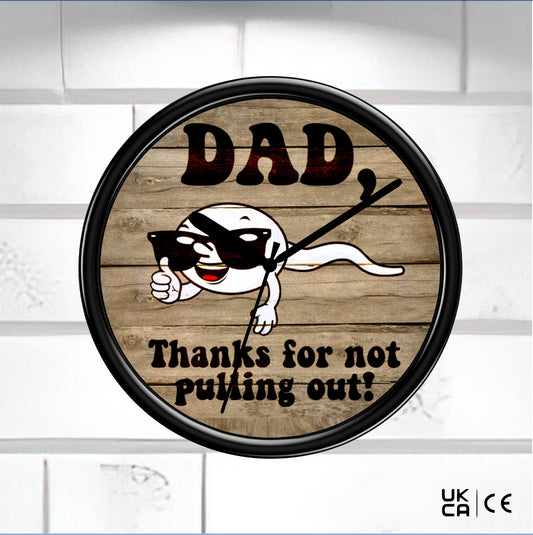 Naughty Dad Clock
