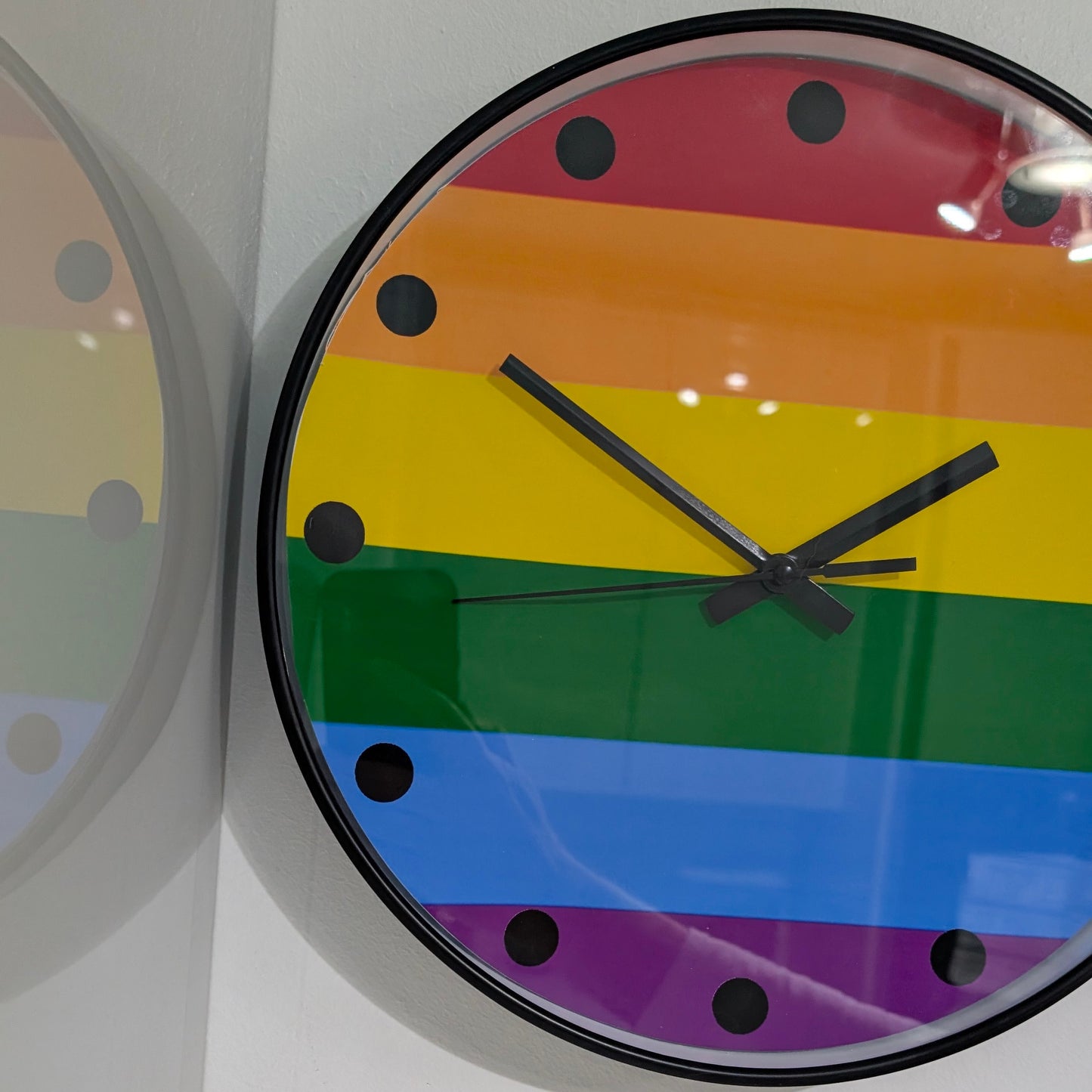 Gay Flag Clock
