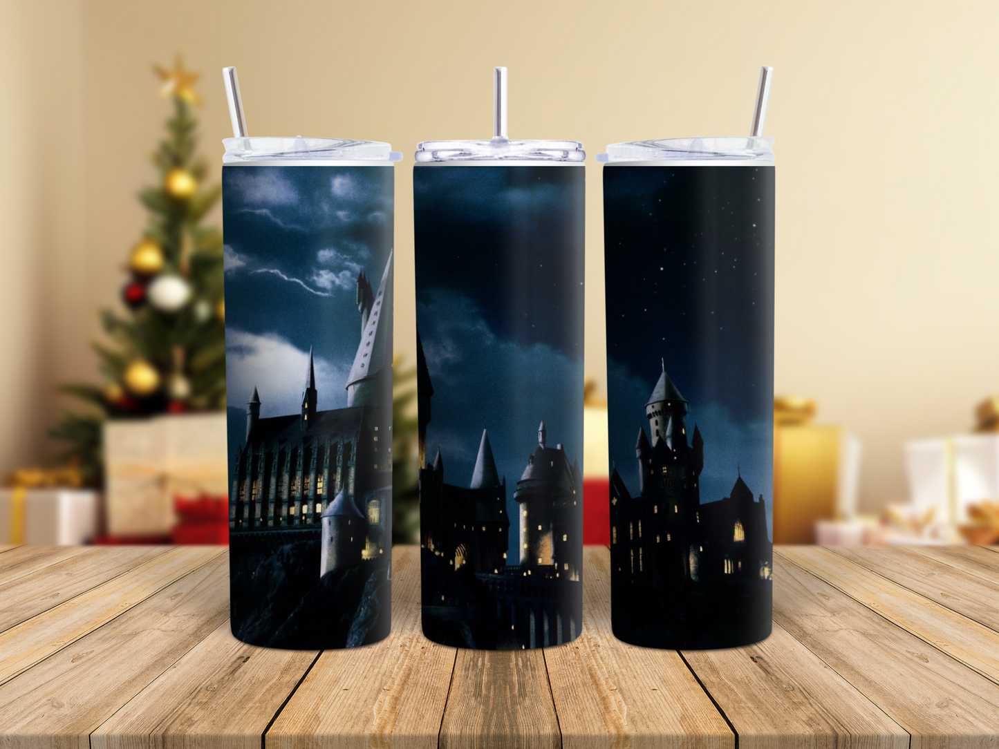 HW Castle Thermal Skinny Metal Tumbler Personalised 20oz