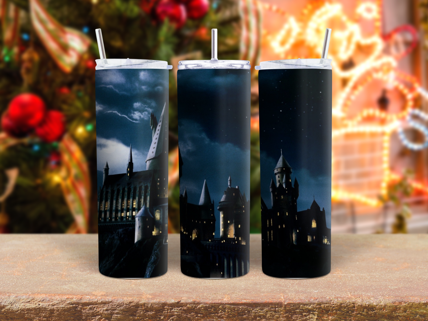 HW Castle Thermal Skinny Metal Tumbler Personalised 20oz
