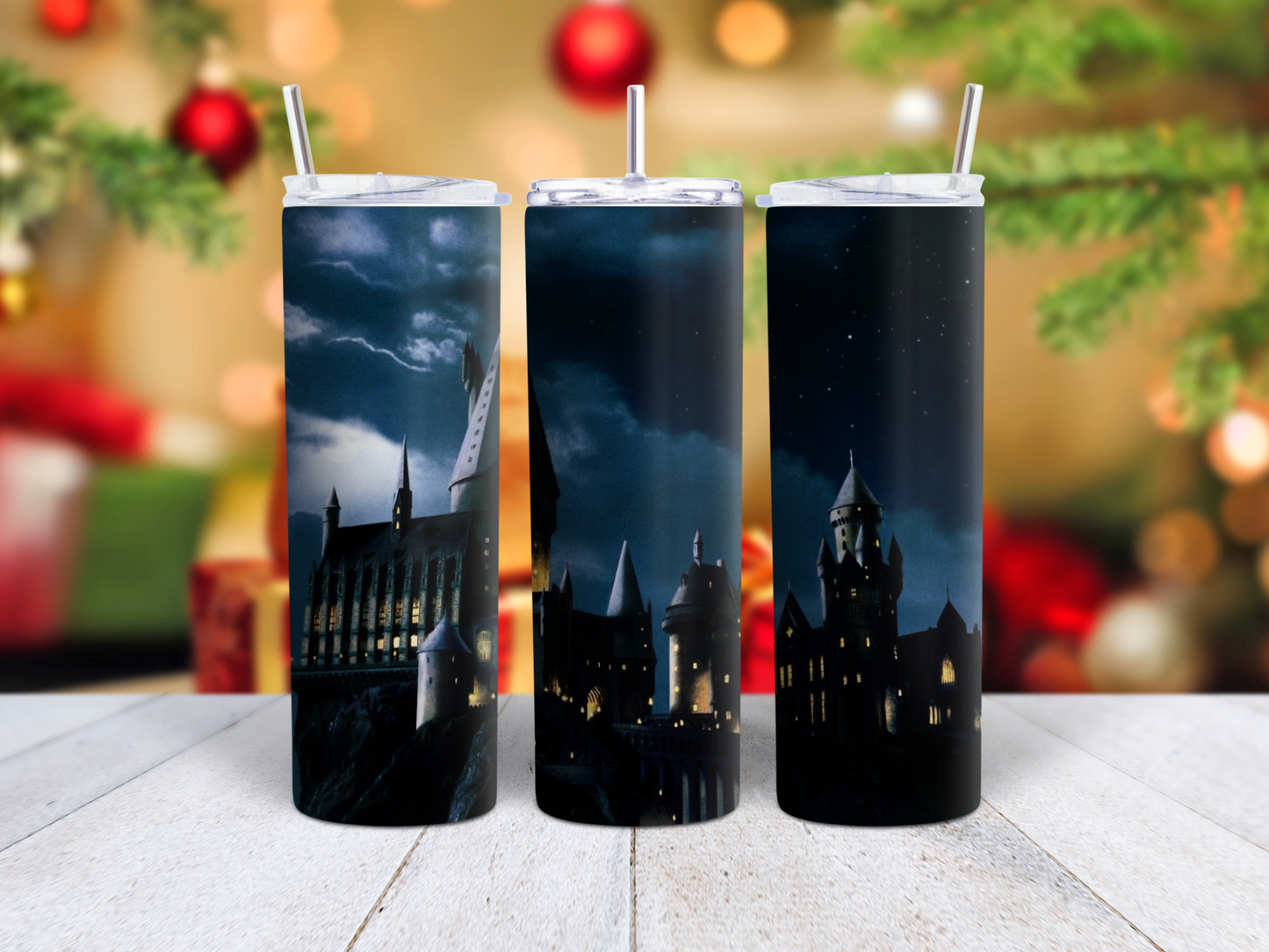 HW Castle Thermal Skinny Metal Tumbler Personalised 20oz