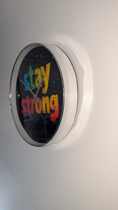 Stay Strong Clock