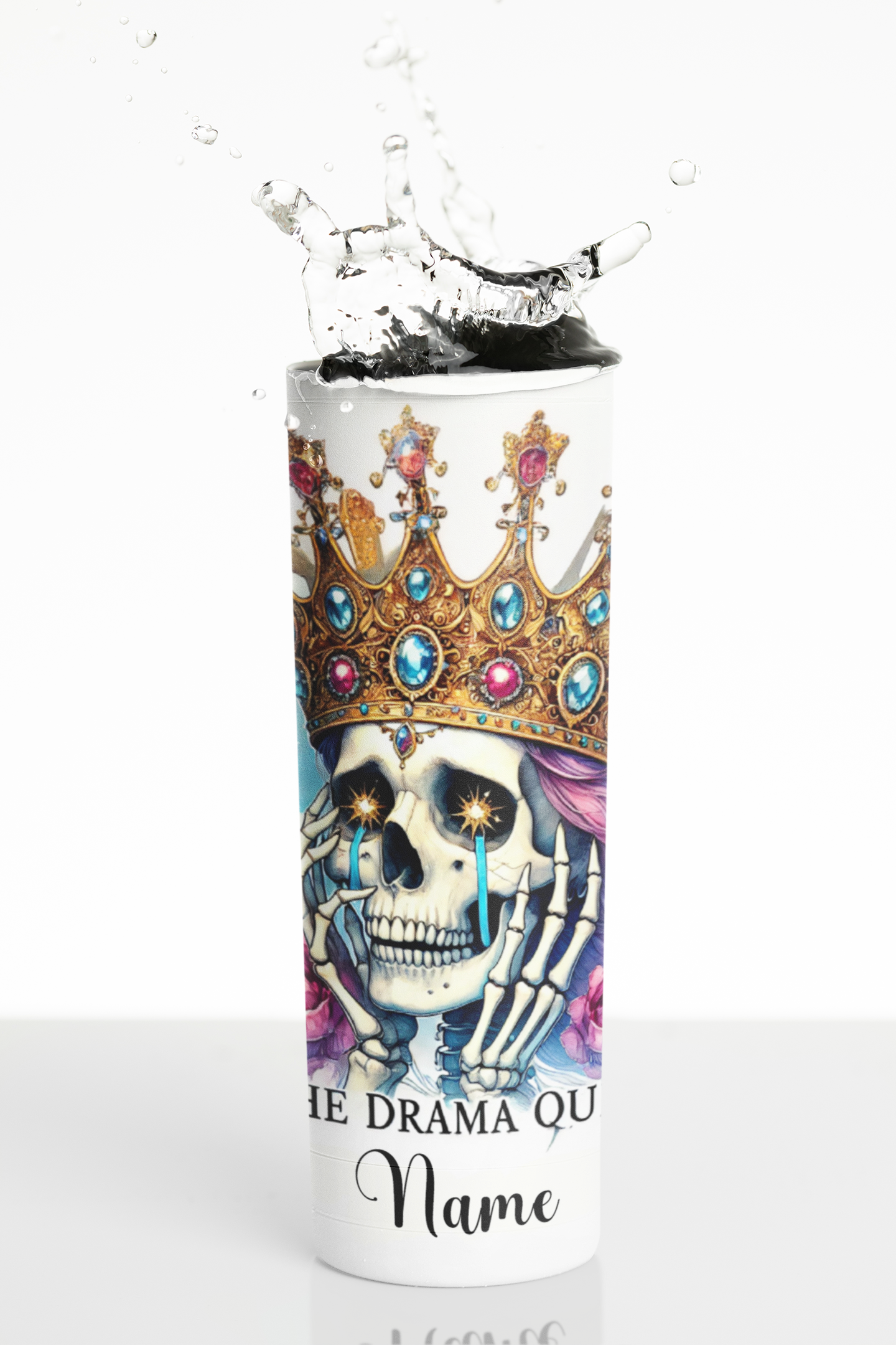 Drama Thermal Skinny Metal Tumbler Personalised 20oz