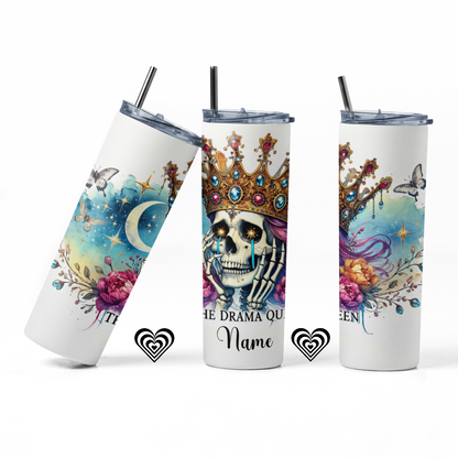 Drama Thermal Skinny Metal Tumbler Personalised 20oz