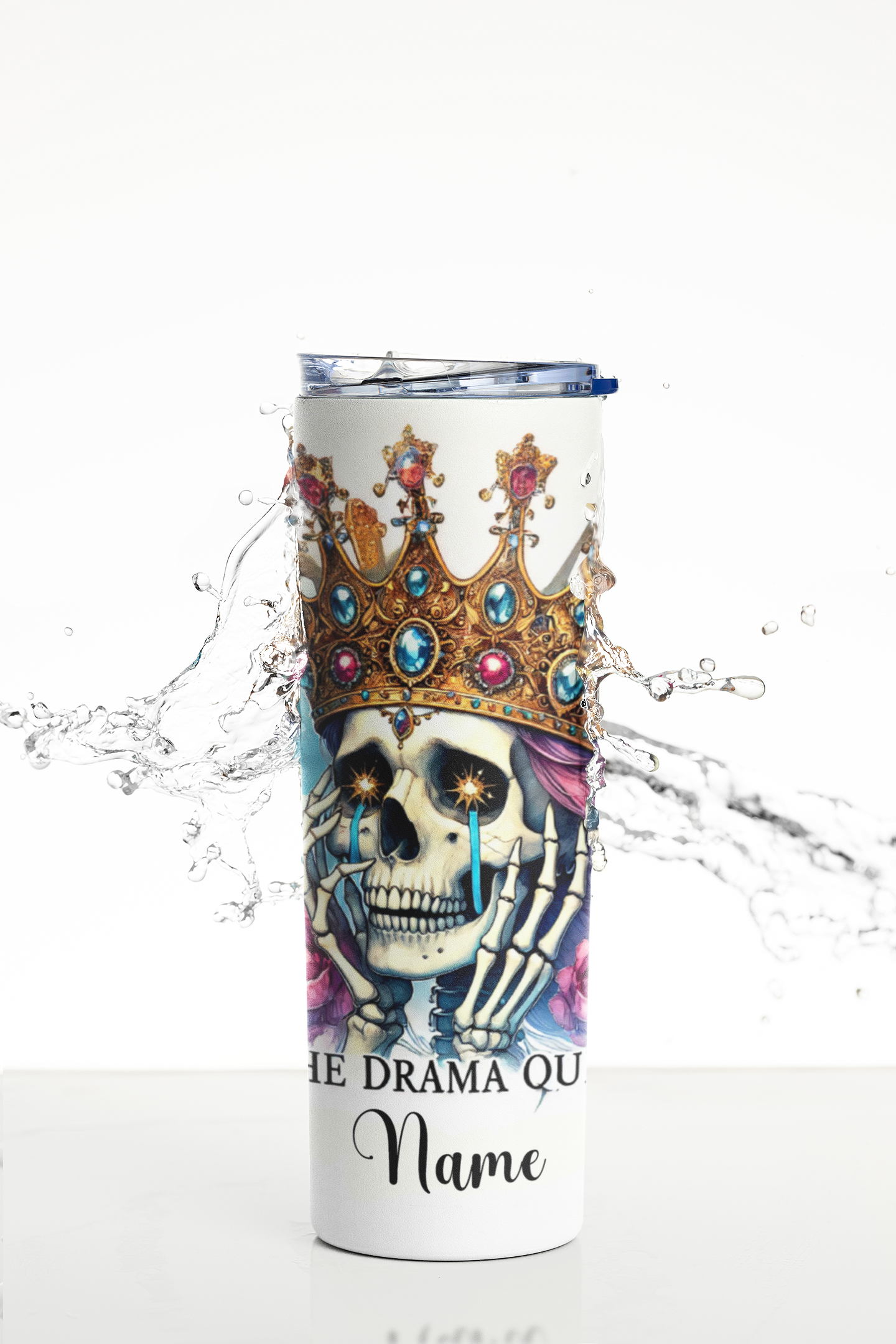 Drama Thermal Skinny Metal Tumbler Personalised 20oz