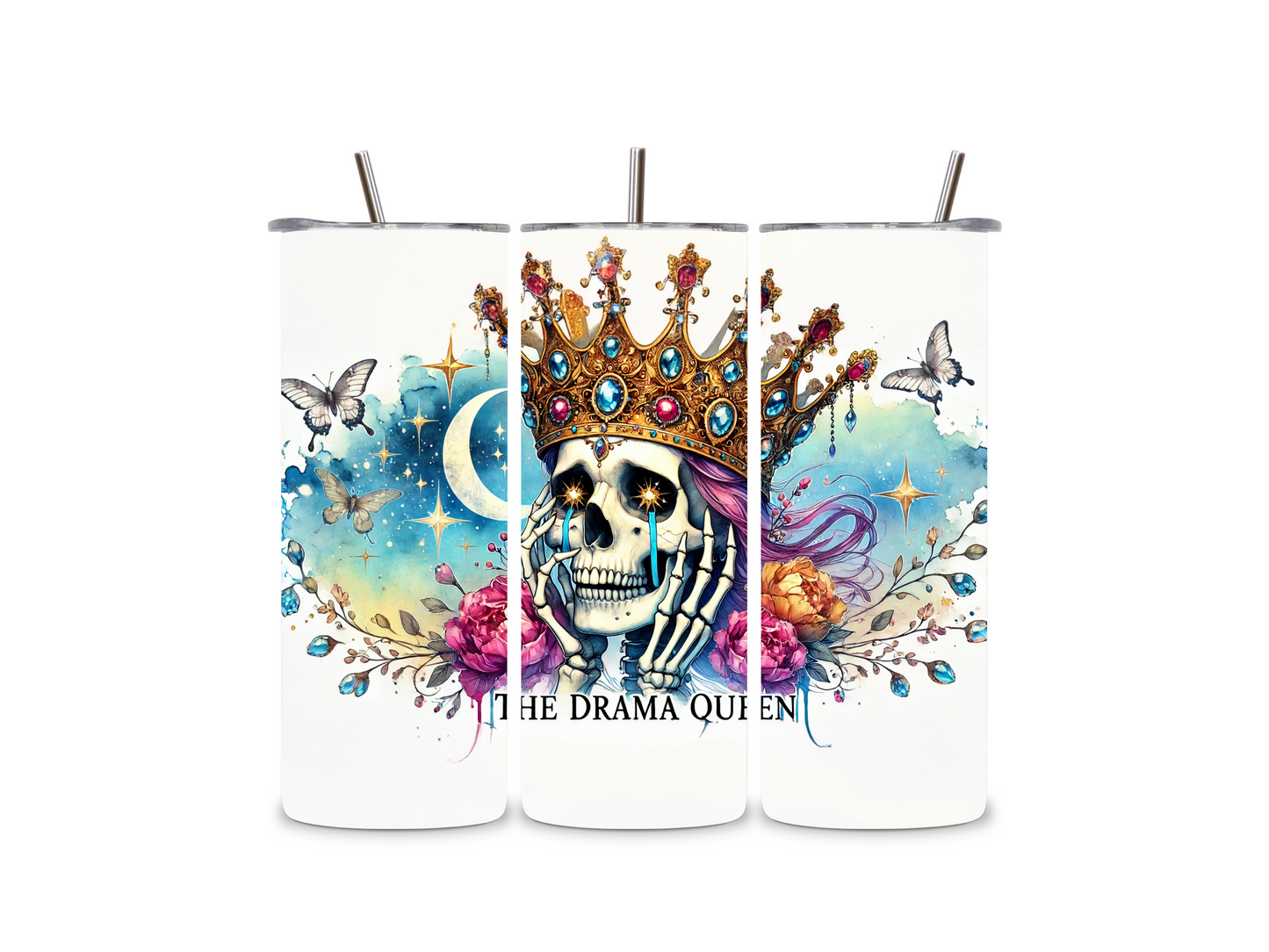 Drama Thermal Skinny Metal Tumbler Personalised 20oz