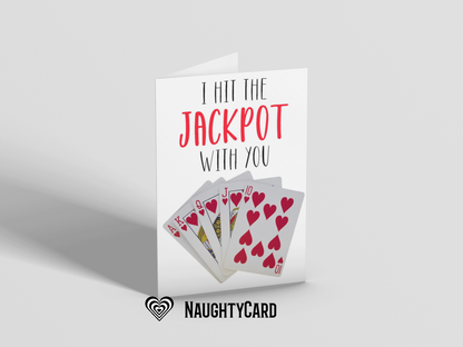 Jackpot Royal Flush Card