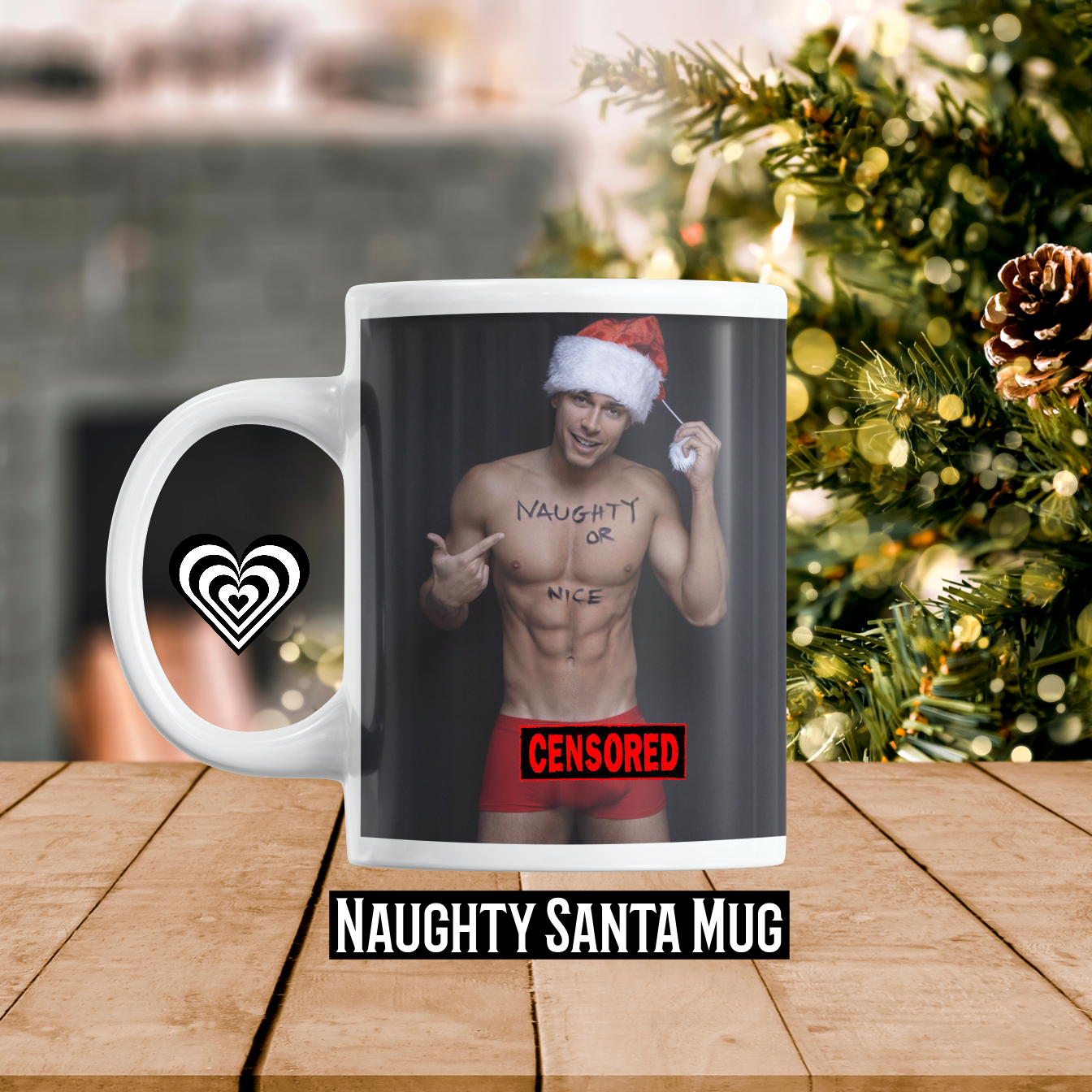 Adult theme Christmas Mug